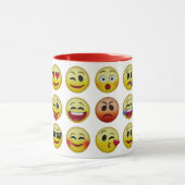 Icône Emoji face Combo Mug (Centre)