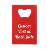 Icône fraise Carte de crédit Ouverture de bouteill (Dos)