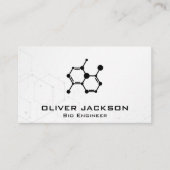 Icône Molecule | Carte de visite scientifique ingé (Devant)