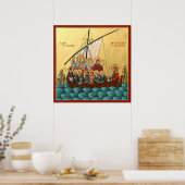 Icône mystique de la Sainte Église Poster (Cuisine)