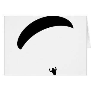 icône noire en parapente