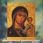 Icône orthodoxe de Notre-Dame de Kazan (Neutre)