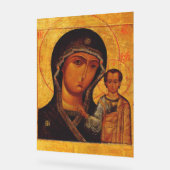 Icône orthodoxe de Notre-Dame de Kazan (Angle)