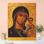 Icône orthodoxe de Notre-Dame de Kazan (Mariage)