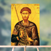 Icône orthodoxe de Saint Théodore Tiron (Neutre)