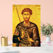 Icône orthodoxe de Saint Théodore Tiron (Mariage)