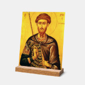 Icône orthodoxe de Saint Théodore Tiron (Angle)