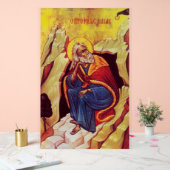 Icône orthodoxe grecque du prophète Élie (Mariage)