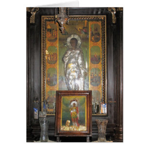 Icône religieuse orthodoxe grecque d'un Saint