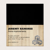 Icône Services à domicile | Cartes en bois (Extérieur déplié)