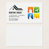 Icône Services de nettoyage à domicile | Logo de l (Devant & derrière)