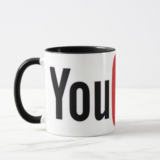 Icône YouTube Mug (Gauche)