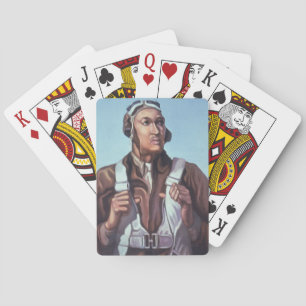 Iconen van de zwarte geschiedenis: WW2-vliegers, A Pokerkaarten