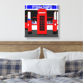 Icônes Anglais Art Moderne toile enveloppée (Insitu(Chambre))