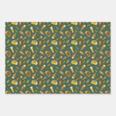 Icônes de bière Feuilles de papier Motif d'envelop (Devant 3)