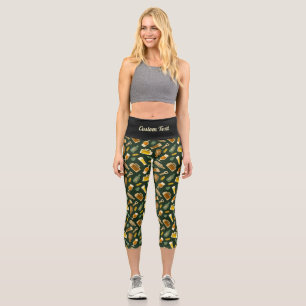 Icônes de bière Motif Capri Leggings