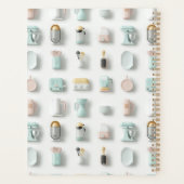 Icônes de cuisine moderne Nom du script motif (Dos)