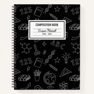 Icônes de l'école Carnet de composition personnali
