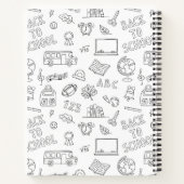 Icônes de l'école Carnet de composition personnali (Dos)