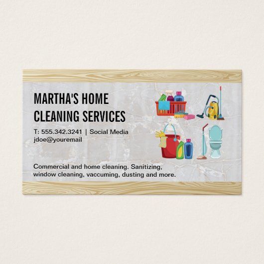 Icônes de nettoyage de la maison | Mable Wood Arri (Devant)