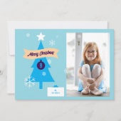 Icônes de Noël monogrammes Carte de Noël photo (Devant)