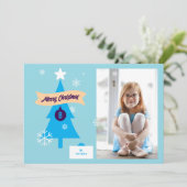 Icônes de Noël monogrammes Carte de Noël photo (Debout devant)