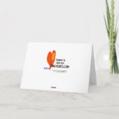 Icônes de radio amateur Carte de vœux ou carte de  (Dos)