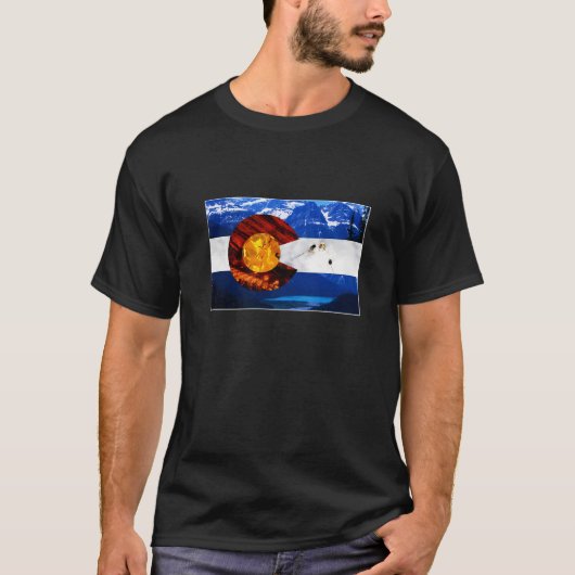 Icônes de T-shirt du Colorado (Devant)