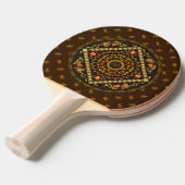 Icônes de Thanksgiving Raquette de Ping Pong (Devant Angle)