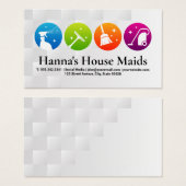 Icônes des services de nettoyage | Maid (Devant & derrière)