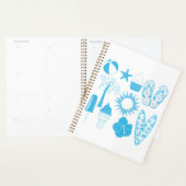 Icônes d'été Planificateur de spirales (Devant avec enveloppe)