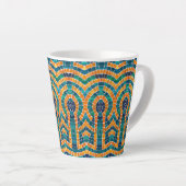 Icônes D'OR MOSAIC Latte Mug (Angle droit)