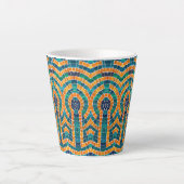 Icônes D'OR MOSAIC Latte Mug (Devant)
