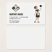 Icônes du service de nettoyage des domestiques (Devant & derrière)