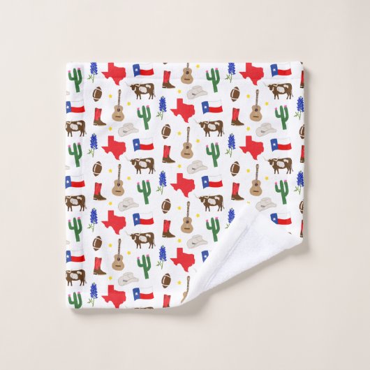 Icônes du Texas (Gant de toilette)