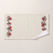 Icônes Las Vegas Jouer Cartes Formes (Serviette à main)