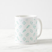 Icônes médicales PNG – Conception de mug thème doc (Devant droit)