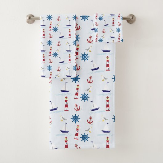 Icônes nautiques Phare Ancre de bateau (En situation)