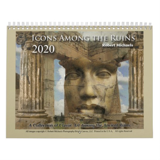 ICÔNES PARMI LES RUINES - Calendrier des murs 2020 (Protection)