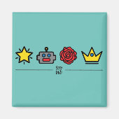 Icônes SCK Magnet bleu (Devant)