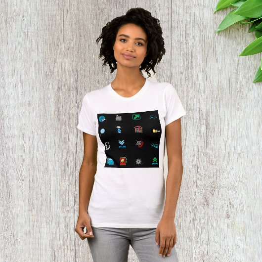 Icônes Web T-shirt femme