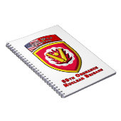 Iconic 59th Ordnance Nuclear Brigade Notitieboek (Rechterzijde)
