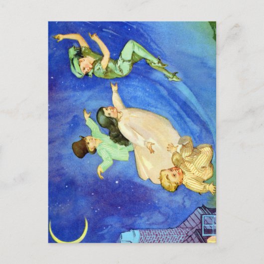 ICONIC-AFBEELDING VAN PETER PAN BRIEFKAART (Voorkant)