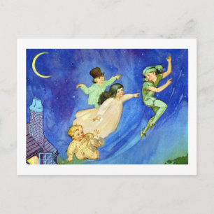 ICONIC-AFBEELDING VAN PETER PAN BRIEFKAART
