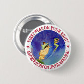 ICONIC-AFBEELDING VAN PETER PAN RONDE BUTTON 5,7 CM (Voorkant /achterkant)