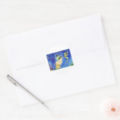 ICONIC-AFBEELDING VAN PETER PAN RONDE STICKER (Envelop)
