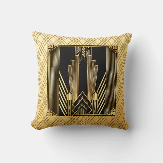 Iconic Art Deco Kussen (Voorkant)