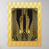 Iconic Art Deco Poster (Voorkant)