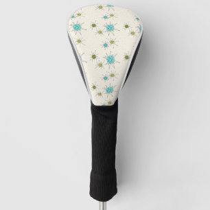 Iconic Atomic Starbursts Driver Hoesje Golfheadcover