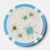 Iconic Atomic Starbursts Poker Chip (Achterkant)